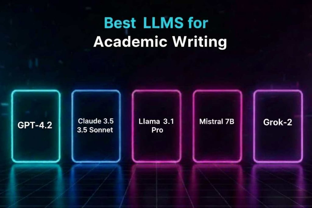 7 Best LLMs for Academic Writing in 2026