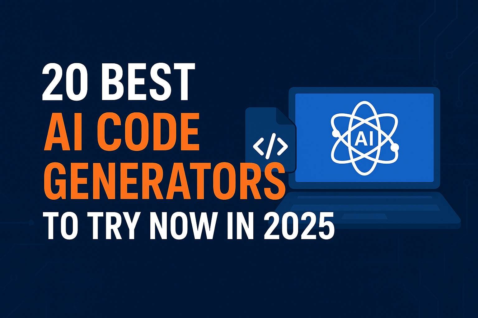 20 Best Ai Code Generator To Try Now In 2025
