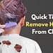 Quick Tips To Remove Hair Dye From Clothes?